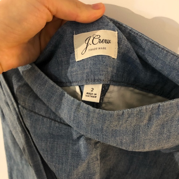 J.crew Tie-waist short in chambray - Picture 4 of 7